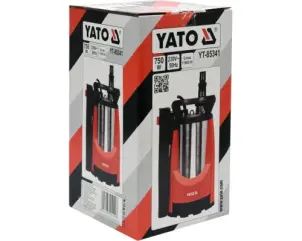 Насос для брудної води мережевий YATO: 750 Вт, 11000 л/год №3