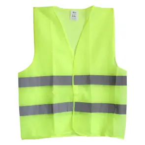 (50011) Жилет сигнальный 60 г/м2 (68х58 см) XL, желтый WERK №1