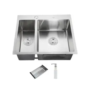 Кухонная мойка ITAL HD575485, 575x485мм,Нержавеющая сталь, сатин №1