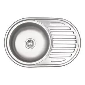 Кухонная мойка WEZER 7750(08) Desor 770x500x180 мм + сифон №1