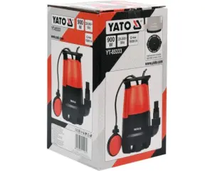 Насос для грязной воды YATO 900 Вт 18000 л/ч 8.9 м №3