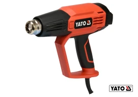 Фен технический YATO 1.6 кВт 50-650°C 250-500л/мин 2 режима + 5 насадок