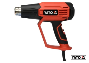Фен технічний YATO 1.6 кВт 50-650°C 250-500л/хв 2 режими + 5 насадок №3