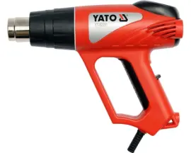 Фен технічний YATO 2 кВт 550°C + аксесуари і кейс