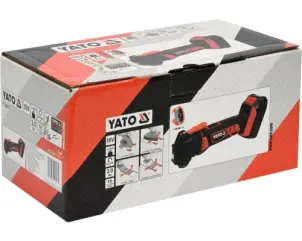 Многофункциональный инструмент аккумуляторный YATO Li-Ion 18 В 2 Ач 18000 об/мин №3
