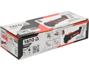 Многофункциональный инструмент аккумуляторный YATO Li-Ion 18 В 18000 об/мин (без аккумулятора и зарядного устройства) №3