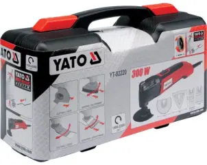 Багатофункційний інструмент YATO 300 Вт 22000 об/хв + насадки + кейс №5