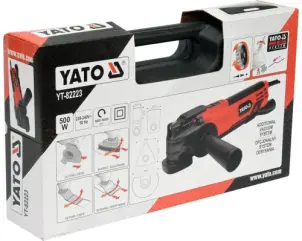 Багатофункційний інструмент YATO 500 Вт 16000 об/хв + насадки + кейс №5