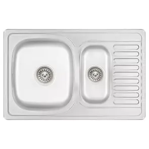 Кухонна мийка WEZER 7850(08) Deсор 780x500x180 мм + сифон №1