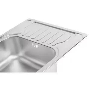 Кухонная мойка WEZER 5848(08) Desor 580x480x180 мм + сифон №4