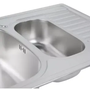 Кухонна мийка WEZER 7850(08) Satin 780x500x180 мм + сифон №6