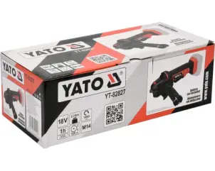 Шліфмашина кутова акумуляторна YATO Li-Ion 18 В (без акумулятора і зарядного пристрою) №3