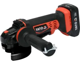 Шлифмашина угловая аккумуляторная YATO Li-Ion 18 В 2 Ач