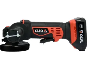 Шлифмашина угловая аккумуляторная YATO Li-Ion 18 В 2 Ач №2