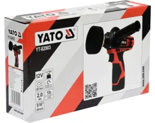 Полірувальна машина акумуляторна YATO Li-Ion 12 В 2 Агод 80 мм №5