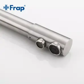 Смеситель Для кухни с двумя воДами Frap F4348, сатин №5