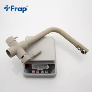 Смеситель Для кухни с двумя воДами Frap F4352-20, бежевый №3