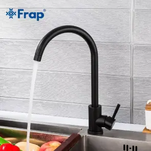 Смеситель Для кухни Frap F40899-4, Черный №2