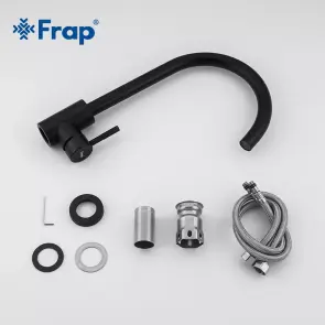Смеситель Для кухни Frap F40899-4, Черный №6