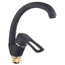 Змішувач для кухНі WEZER YUB4-181-BLACK, чорний