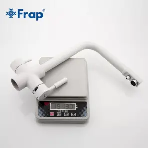 Смеситель Для кухни с двумя воДами Frap F4352-8, белый №4