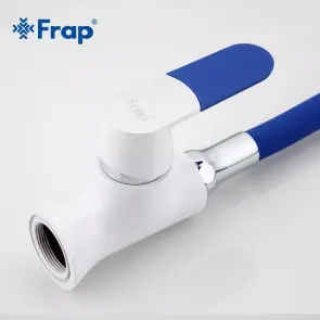 Frap F4034 Корпус смесителя Для кухни с гибким изливом, белый/хром №3