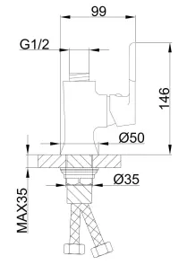 Frap F4034 Корпус смесителя Для кухни с гибким изливом, белый/хром №5