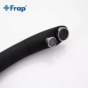 Смеситель Для кухни с двумя воДами Frap F4399-7, Черный №4