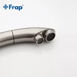 Смеситель Для кухни с двумя воДами Frap F4399-5, сатин №3