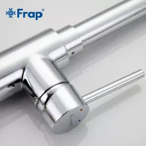 Змішувач для кухНі Frap F6052 з висувним виливом, 2 режими, хром №6