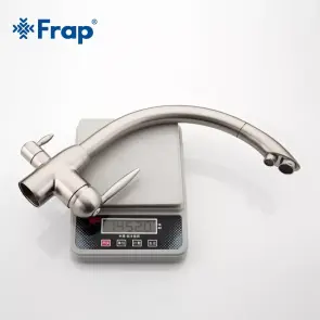 Смеситель Для кухни с двумя воДами Frap F4399-5, сатин №5