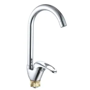 Смеситель Для кухни WEZER VRL422-13 с поворотным изливом, Ø40, хром №1
