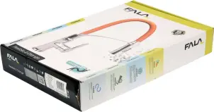Змішувач води для раковини "FLEXIBLE-2" FALA з гнучкою оранжевою лійкою і регулюванням потоку води 60 см №8