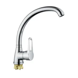 Смеситель Для кухни WEZER VRL411-01 с поворотным изливом, Ø35, хром №1