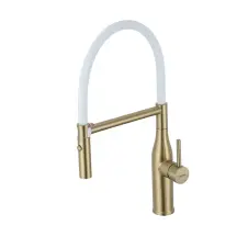 Смеситель Для кухни GAPPO G4098-23 с гибким изливом, нерж. сталь, золото