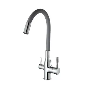Смеситель Для кухни под фильтр Frap F4396 с гибким изливом №1