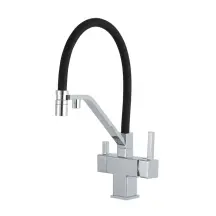 Смеситель Для кухни под осмос GAPPO G4395-60 с гибким изливом, хром.