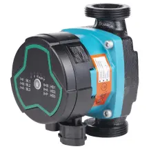 Энергосберегающий циркуляционный насос 5-25Вт Hmax 4м Qmax 47л/хв Ø1 1/2" 130 мм + гайки Ø1" AQUATICA GPA25-4/130 III (774042)