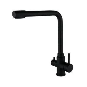 Змішувач для кухНі WEZER EKO4C-01-BLACK під фільтр зворотного осмосу №1