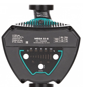 Насос циркуляційний енергозберігаючий 6-90Вт Hmax 6м Qmax 92л/хв Ø1 1/2" 180мм + гайки Ø1" AQUATICA GPA25-6/180 IV (774071) №2