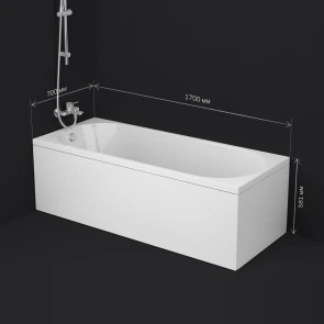 Ванна акриловая 170x70 см AM.PM W94A-170-070W-A1 X-Joy №4