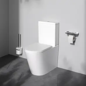 Унітаз-компакт безобідковий з сидінням мікроліфт AM.PM CFA8600SC Func №1