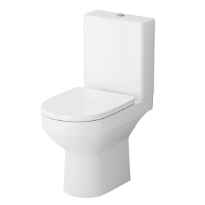 Унітаз-компакт безобідковий FlashClean з сидінням мікроліфт AM.PM C708600SC Spirit 2.0 №2