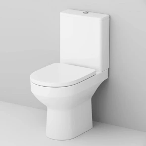 Унітаз-компакт безобідковий FlashClean з сидінням мікроліфт AM.PM C708600SC Spirit 2.0 №5