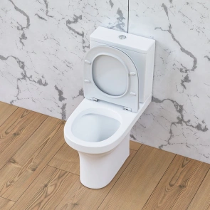 Унітаз-компакт безобідковий FlashClean, з сидінням мікроліфт AM.PM C45A8800SC Tender №6