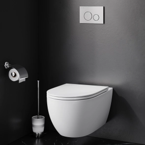 Унітаз підвісний безобідковий FlashClean AM.PM C531700WH Bliss L №1