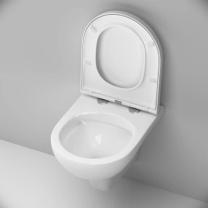 Подвесной унитаз FlashClean с сиденьем микролифт AM.PM CTA1700SC Hit №8
