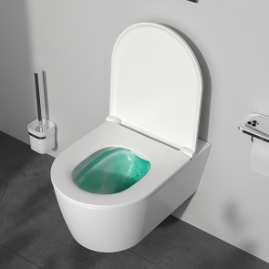 Підвісний унітаз 54 см FlashClean з сидінням мікроліфт AM.PM C8F1701SC Func №2