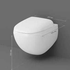 Унитаз подвесной FlashClean AM.PM C301700WH Sensation №10