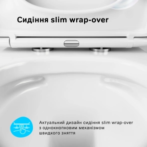 Підвісний унітаз FlashClean з сидінням мікроліфт Square AM.PM C701701SC Spirit 2.0 №6